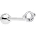 Openwork Planet Saturn Barbell Tongue Ring