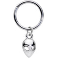 16G 3/8 Open Eyed Alien Invader Dangle Hinged Segment Ring