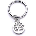 16G 3/8 Tree of Life Dangle Hinged Segment Ring