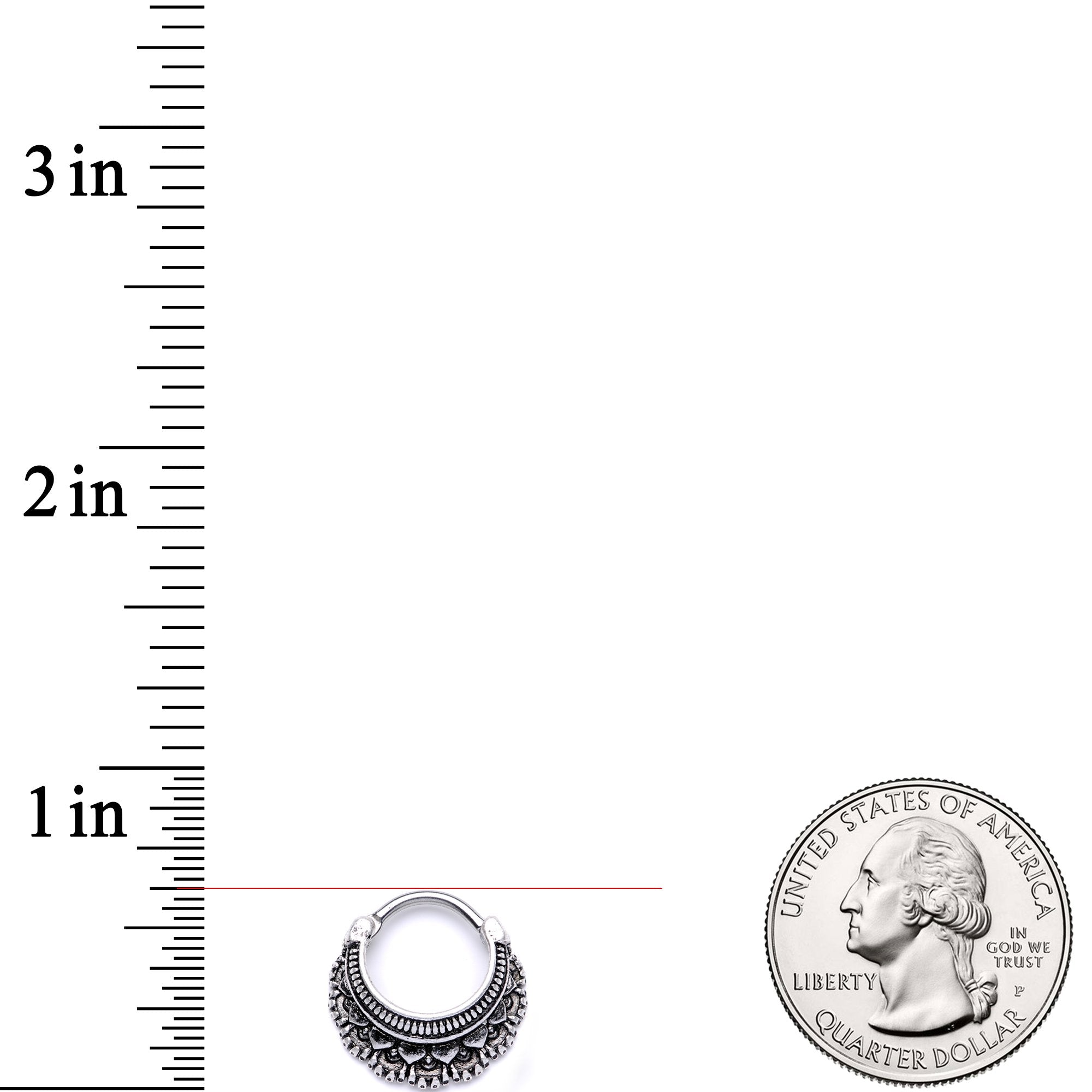 16G 3/8 Elegant Design Septum Clicker