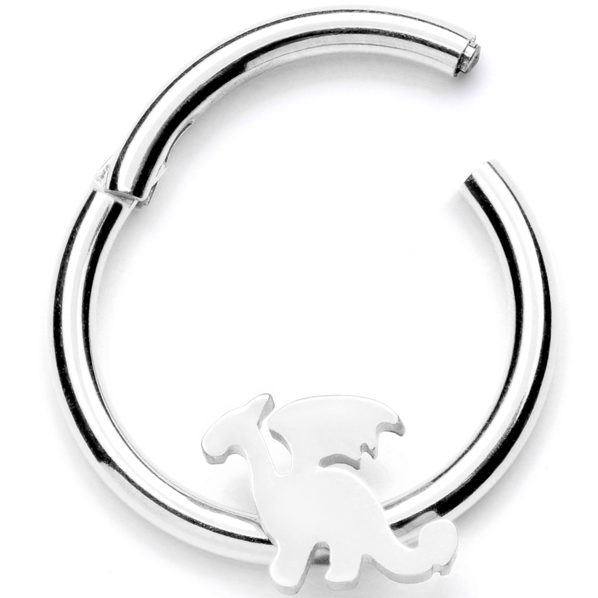 16G 3/8 Fantasy Dragon Hinged Segment Ring