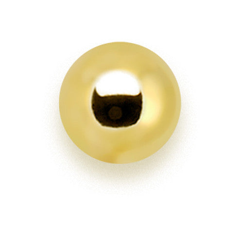 Solid 14K Yellow Gold Replacement Ball 4.5mm - 14G