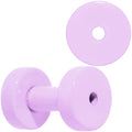 Sweet Pastel Purple Screw Fit Tunnel Plug Set 16G to 19mm