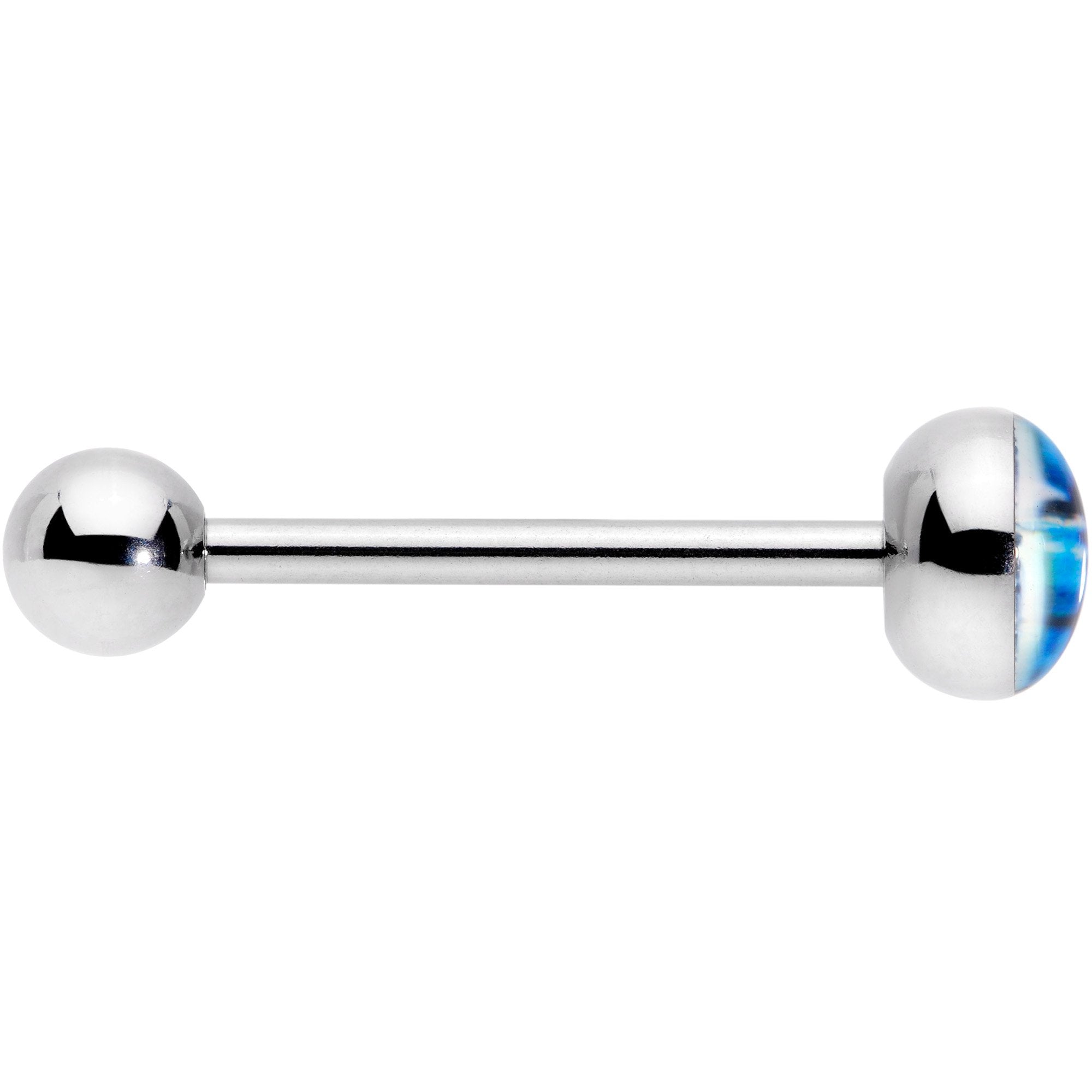 Rainbow Lips Barbell Tongue Ring