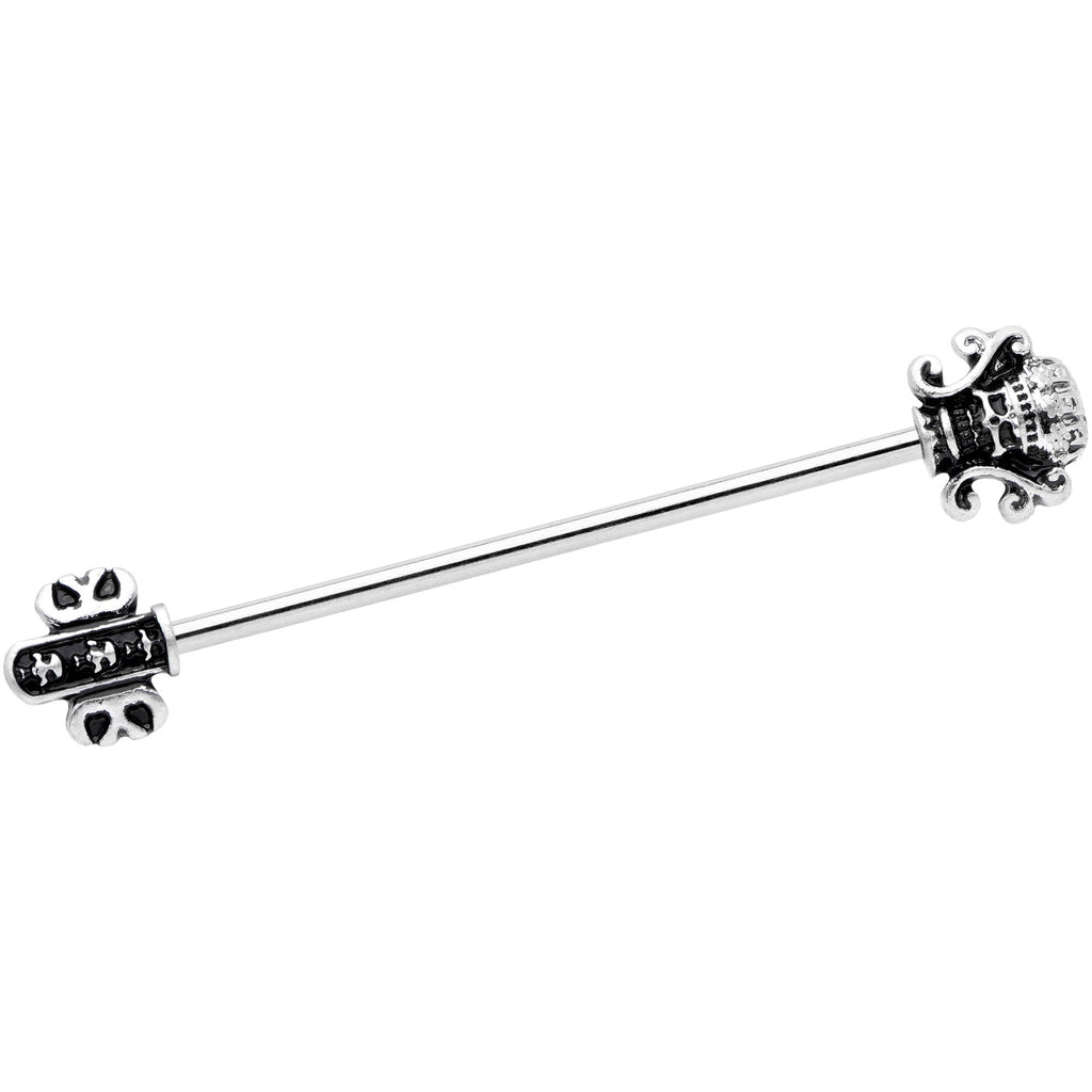 14G Renaissance Flair Industrial Barbell 38mm