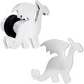 Steel Fantasy Dragon Single Flare Plug Set 14G to 2G