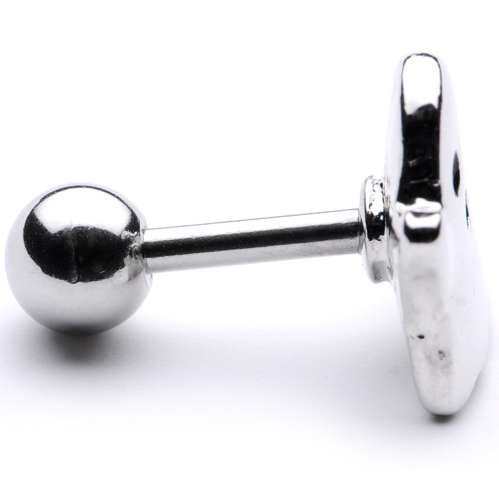 16G 1/4 Spooky Ghost Halloween Cartilage Tragus Earring