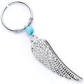 20G 3/8 Clear Gem Feather Feathered Wing Dangle Closure Ring