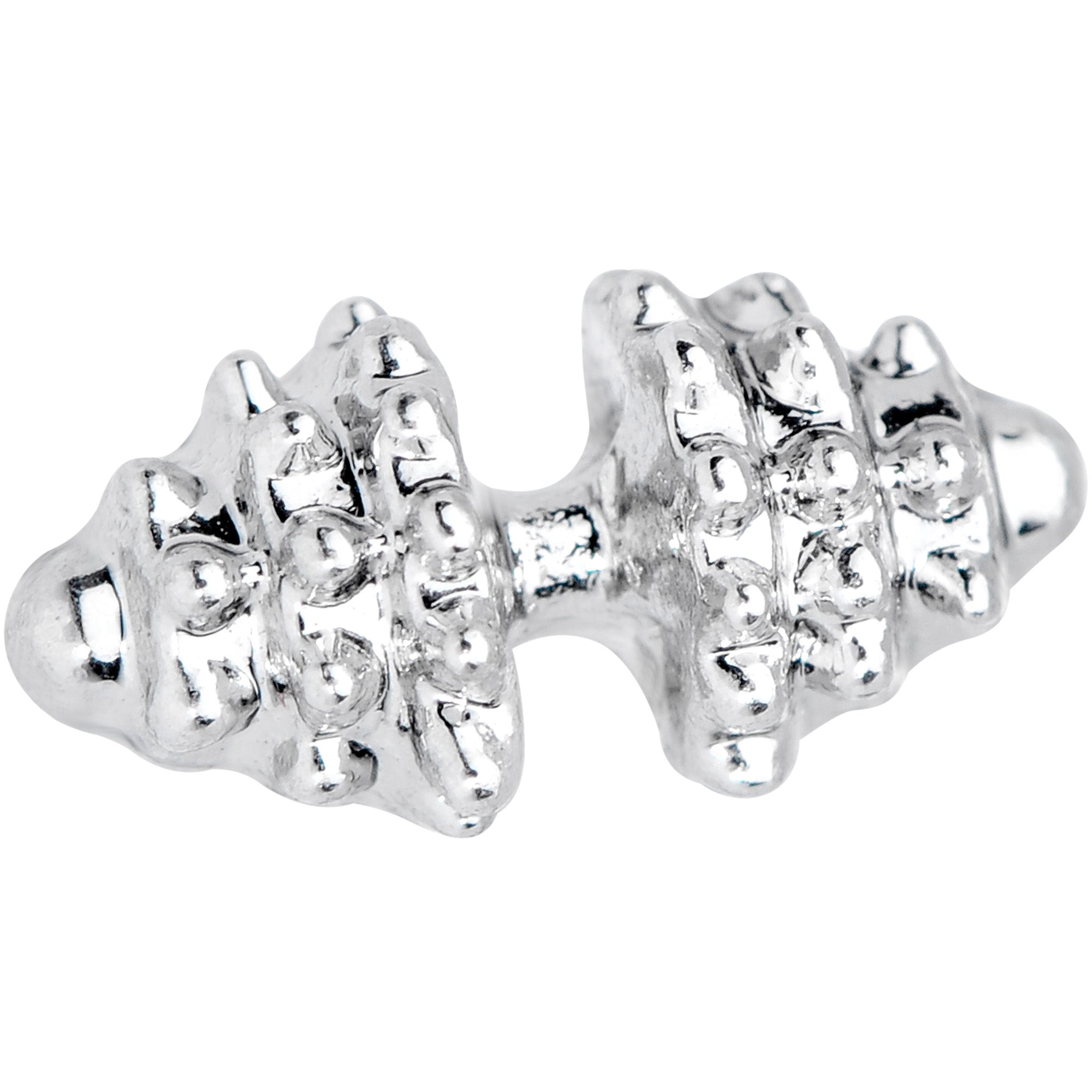 16G 1/4 Clear Gem Weightlifting Barbell Cartilage Tragus Earring
