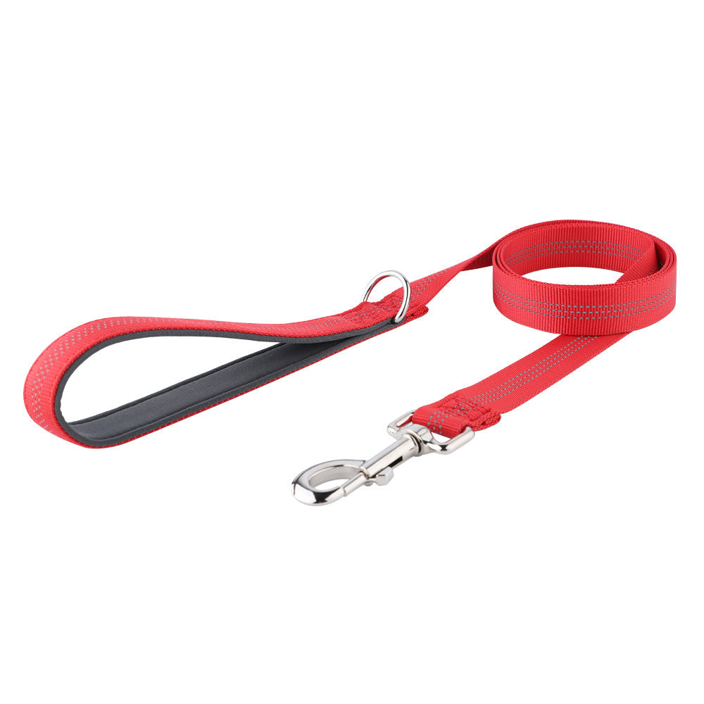 Fashionable Reflective Silk Webbing Pet Leash