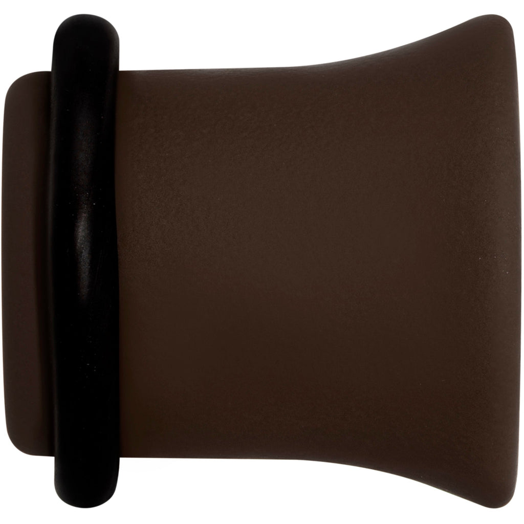 Delicious Dark Brown Matte Acrylic Single Flare Plug Set