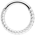 14G 3/8 Twisted Elegance Septum Clicker