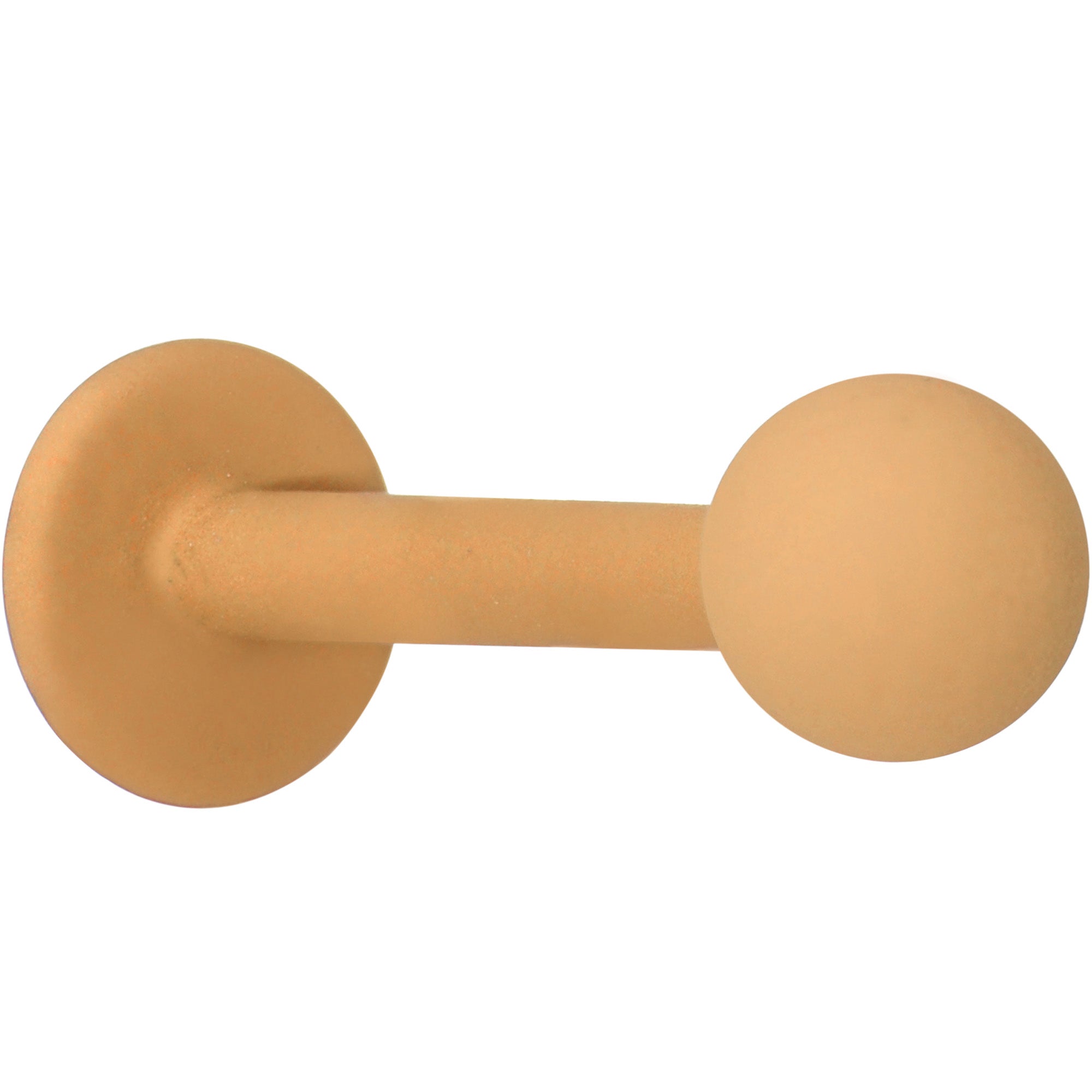 16G 5/16 Tan Acrylic Matte Labret Monroe Tragus