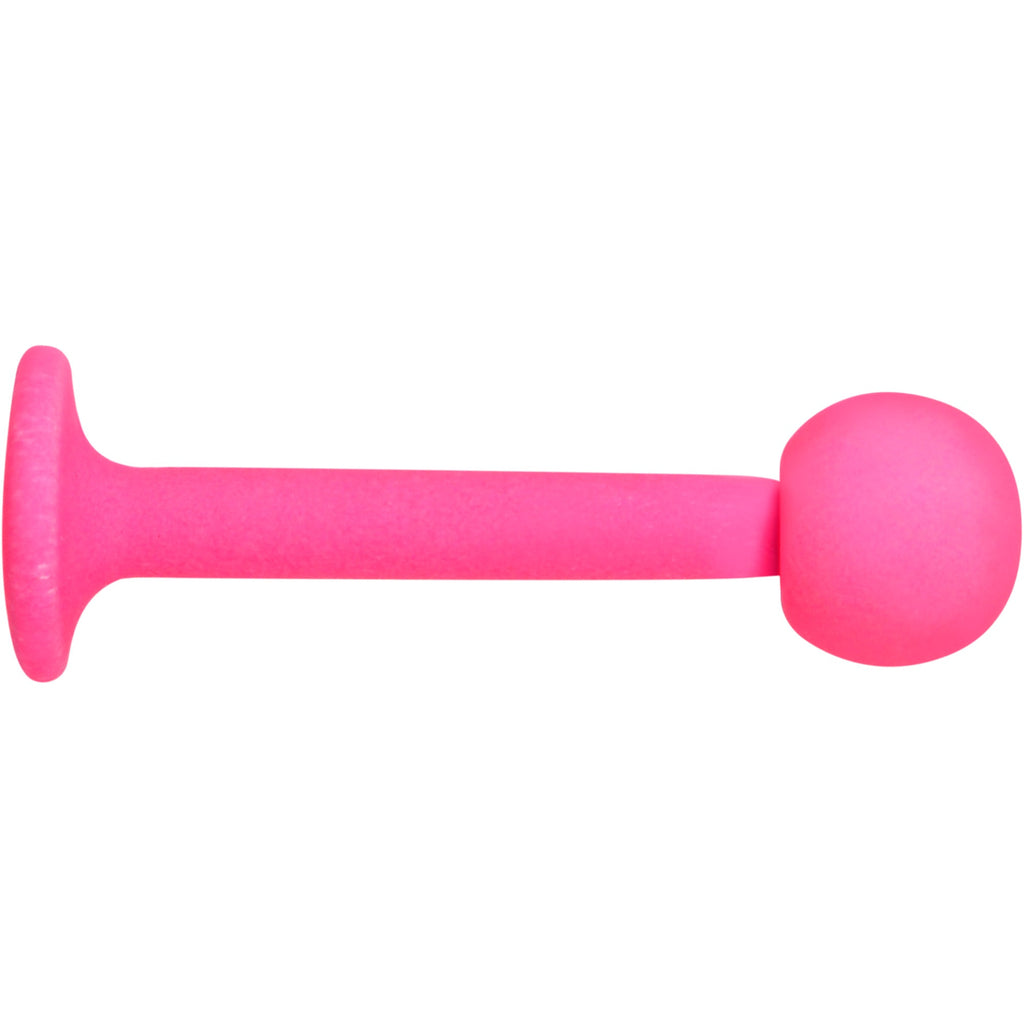 16G 5/16 Pink Acrylic Matte Labret Monroe Tragus