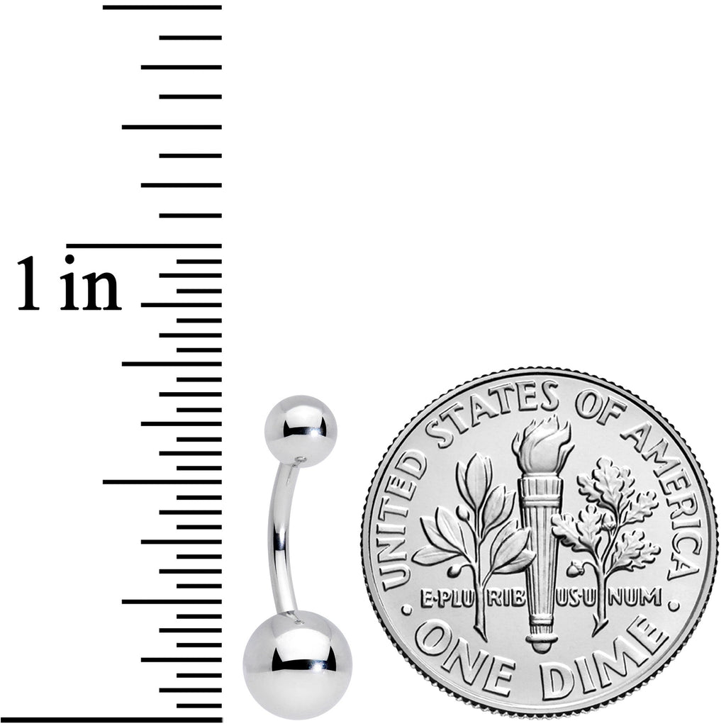 16G 5/16 Grade 23 Titanium Cartilage Curved Barbell