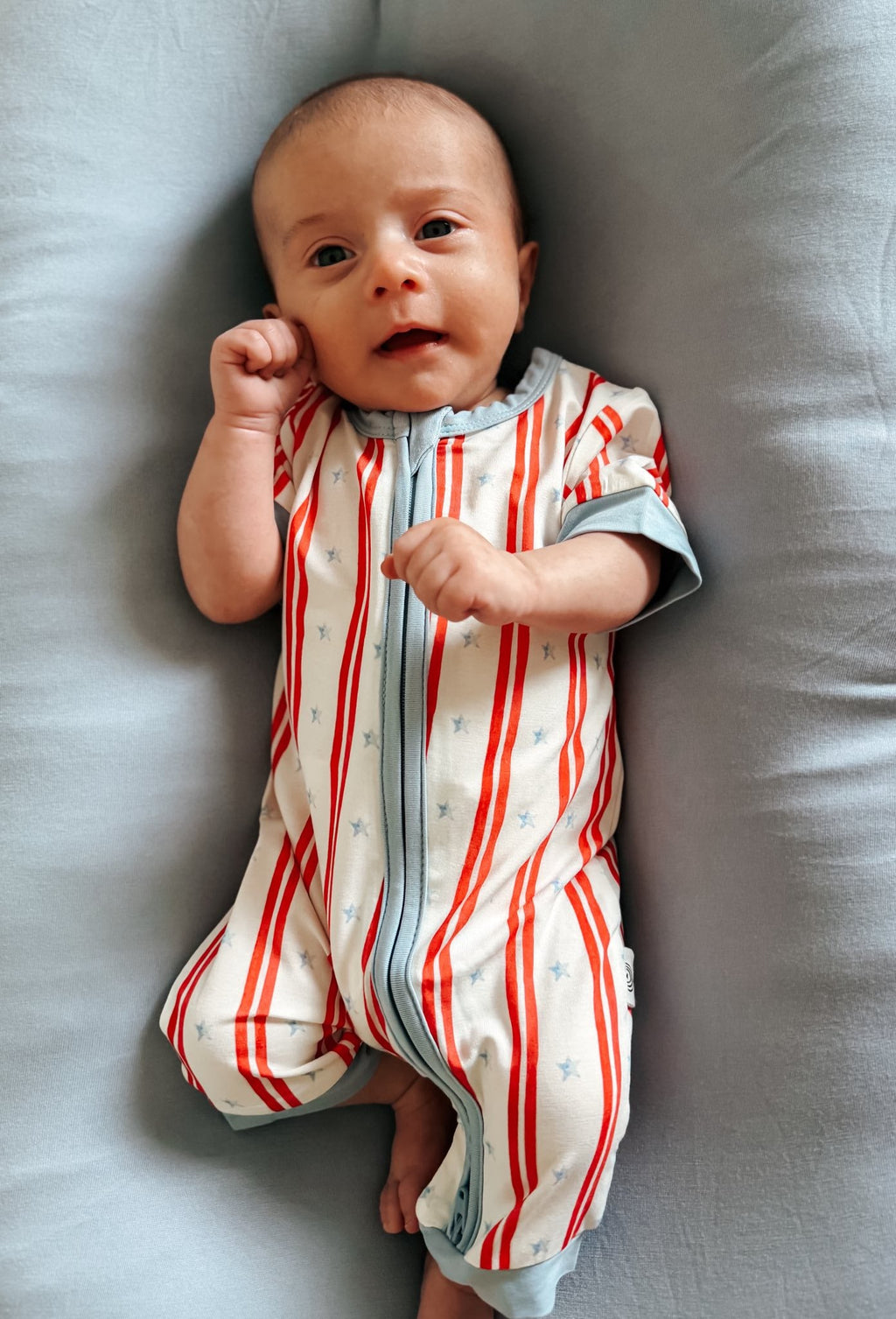 Stars & Stripes Bamboo Shorty Pajamas