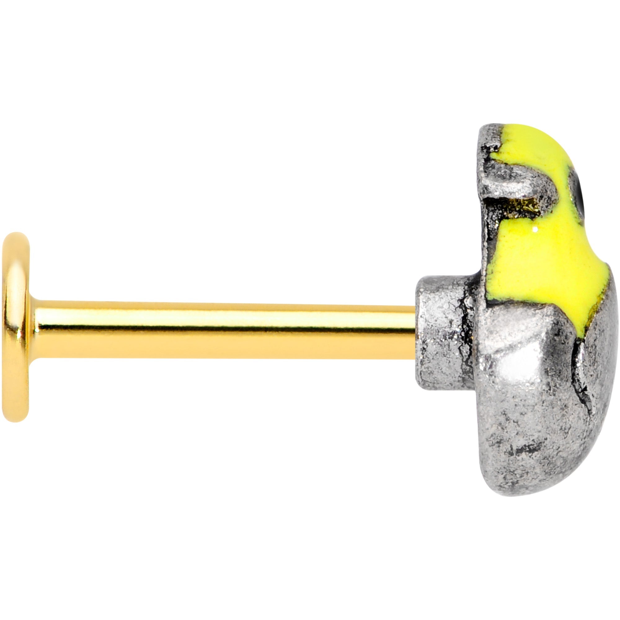 16G 5/16 Gold Tone Hatching Easter Chick Labret Monroe Tragus