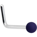 20G 7mm Dark Blue Matte 2mm L Shaped Nose Ring