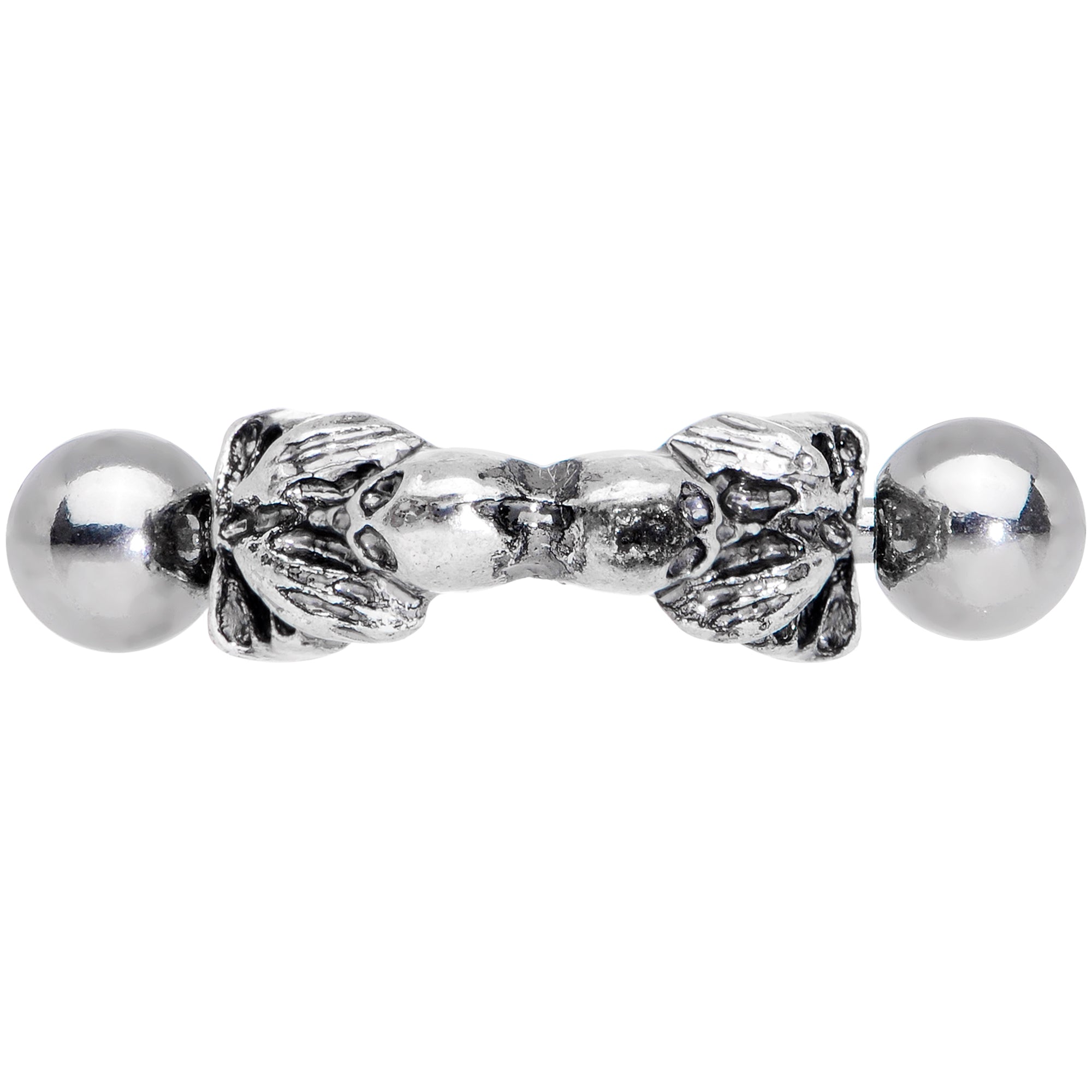 16G 3/8 Scary Skull Halloween Cartilage Cuff