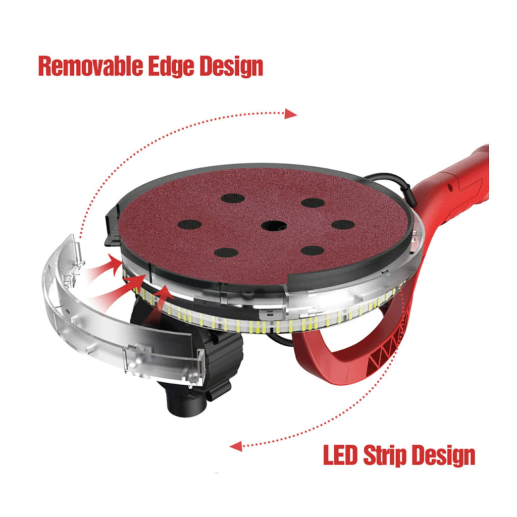 Heavy-Duty 710W Drywall Ceiling Pole Sander Vacuum Tool (SAK93935)