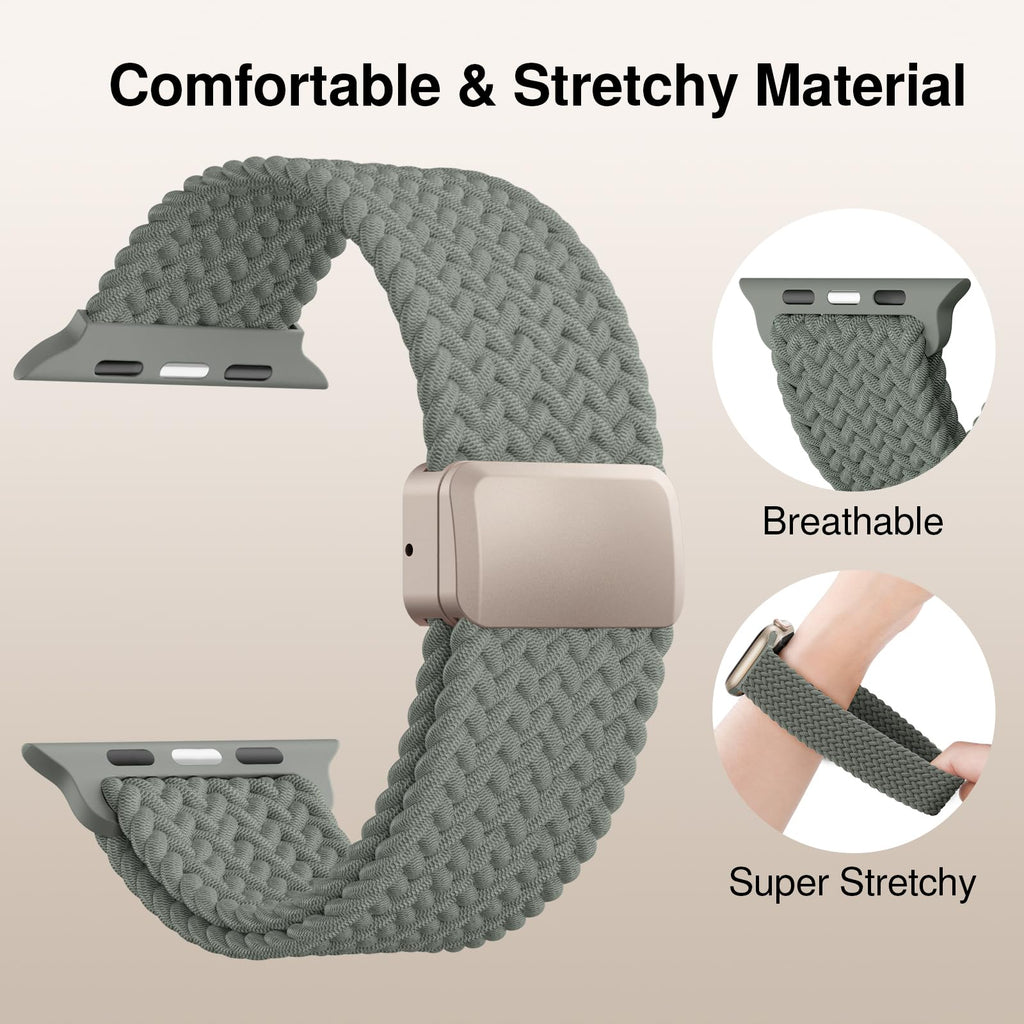 Band Apple Watch Bands 38Mm 40Mm 41Mm 42Mm 44Mm 45Mm 46Mm 49Mm Women Men, Soft N
