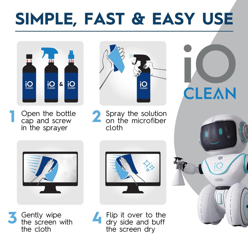 Spray (16Oz - 473Ml) – Best Large Cleaning Kit For Lcd Led Oled Tv, Smartphone,
