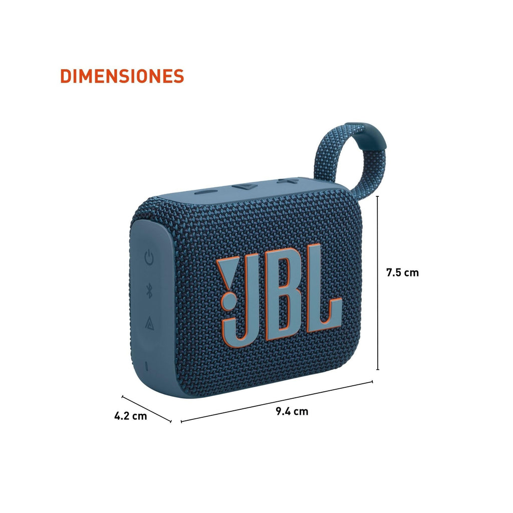 JBL Go 4 - Ultra-Portable, Waterproof and Dustproof Bluetooth Speaker, Big JBL Pro Sound with Punchy bass, 7-Hour Built-in Battery, Made in Part with Recycled Materials (Red)
