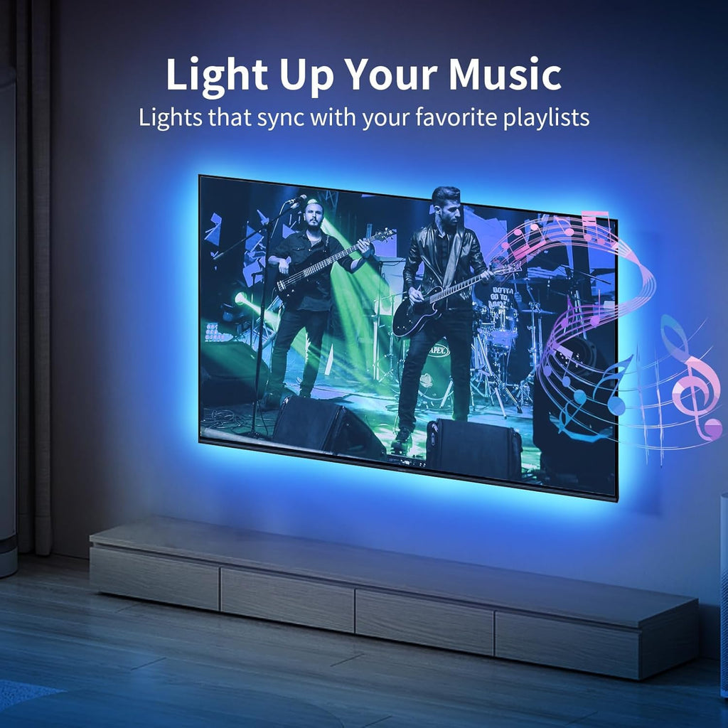 Lights For Tv, 13.1Ft Tv Led Backlight For 40-55Inch Tvs Rgb Tv Backlight Behind