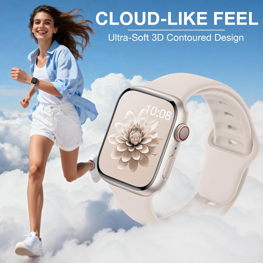 Silicone Bands Apple Watch 38Mm 40Mm 41Mm 42Mm 44Mm 45Mm 46Mm 49Mm Women Men, So