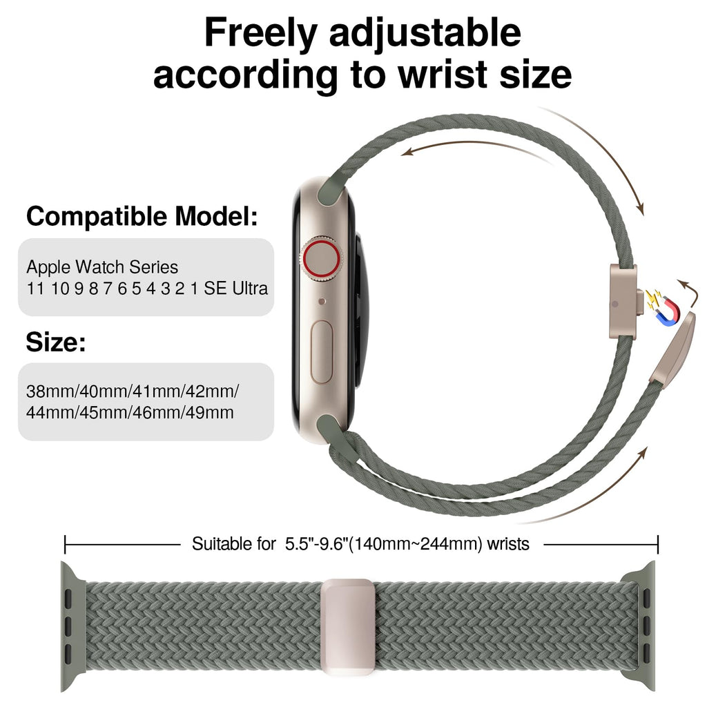 Band Apple Watch Bands 38Mm 40Mm 41Mm 42Mm 44Mm 45Mm 46Mm 49Mm Women Men, Soft N