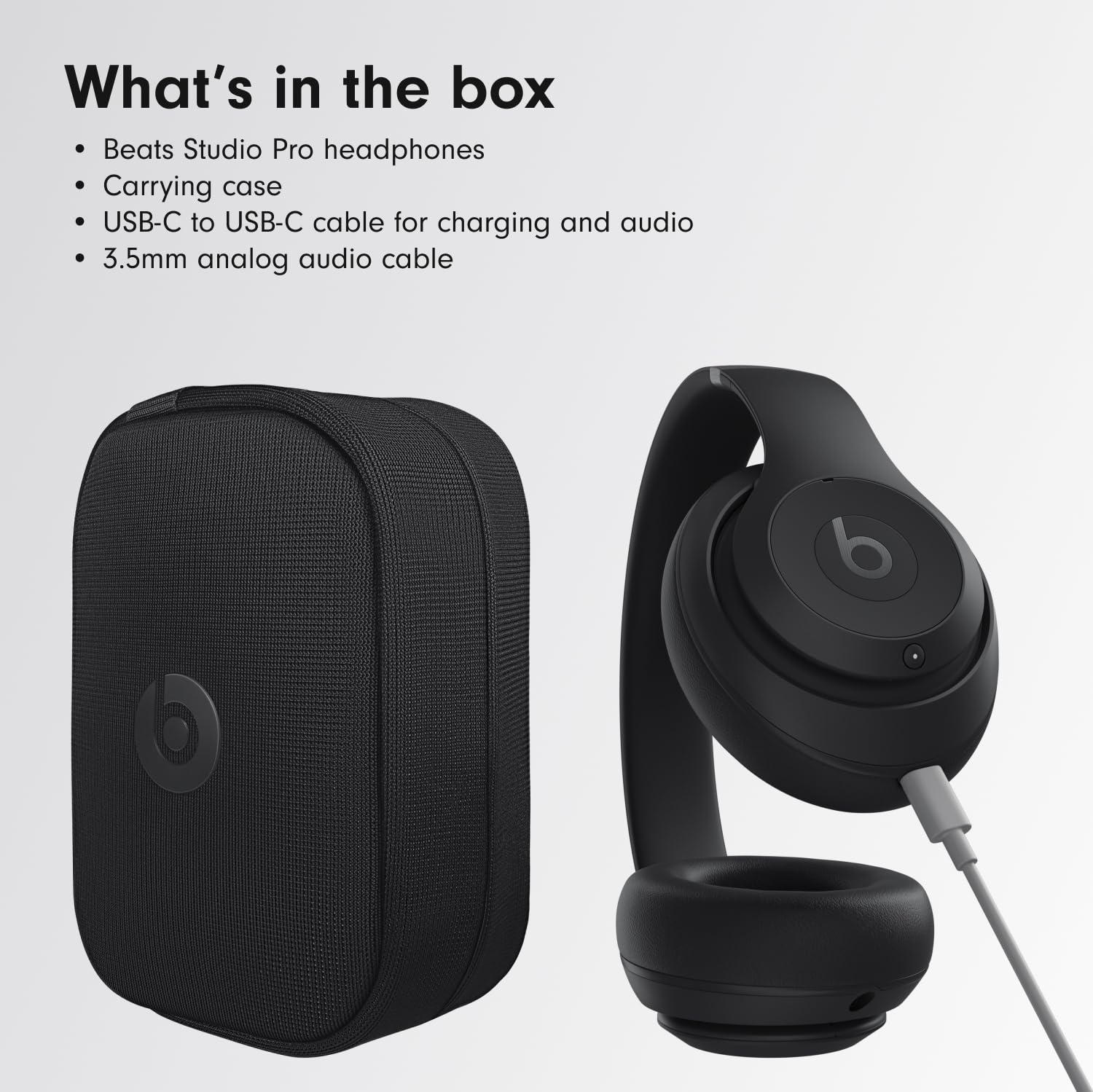 Beats Studio Pro with AppleCare+ for Headphones (2 Years) - Black