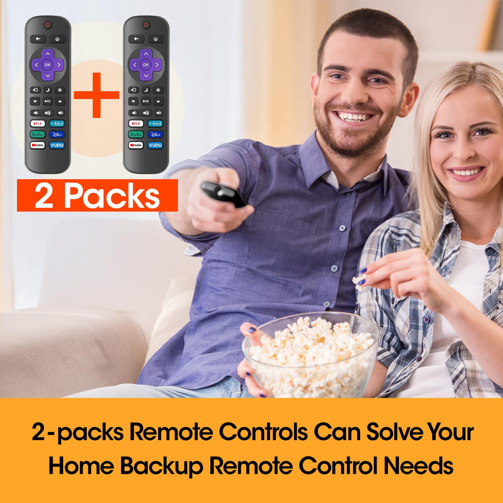 Replacement Remote Control Only For Roku Tv, Tcl Roku/Hisense Roku/Onn Roku Seri
