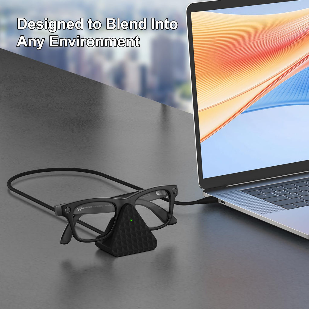 Stand For Ray-Ban Meta Smart Glasses, Portable Usb-A