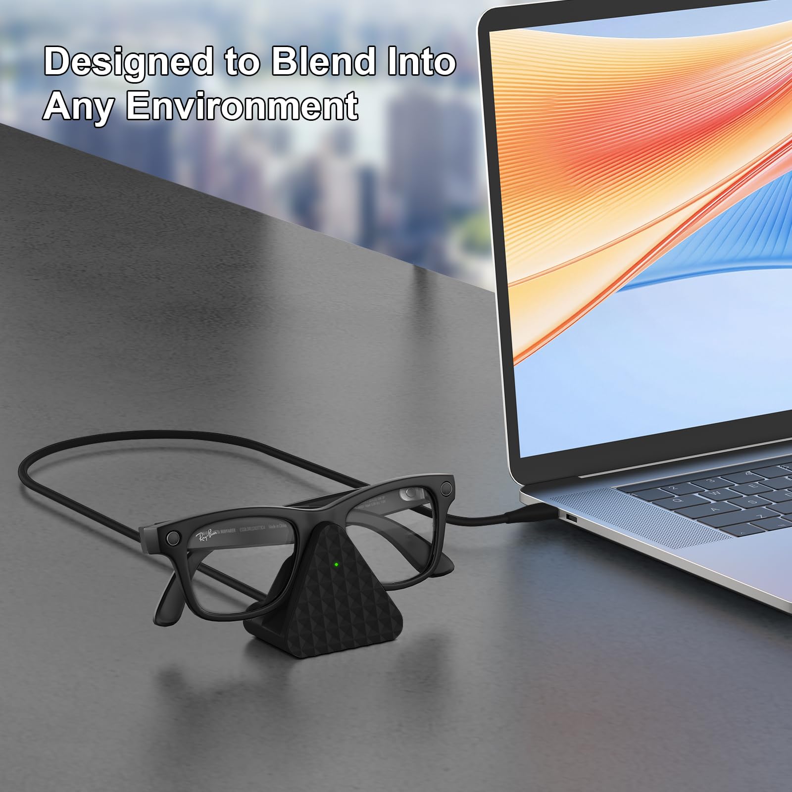 Stand For Ray-Ban Meta Smart Glasses, Portable Usb-A