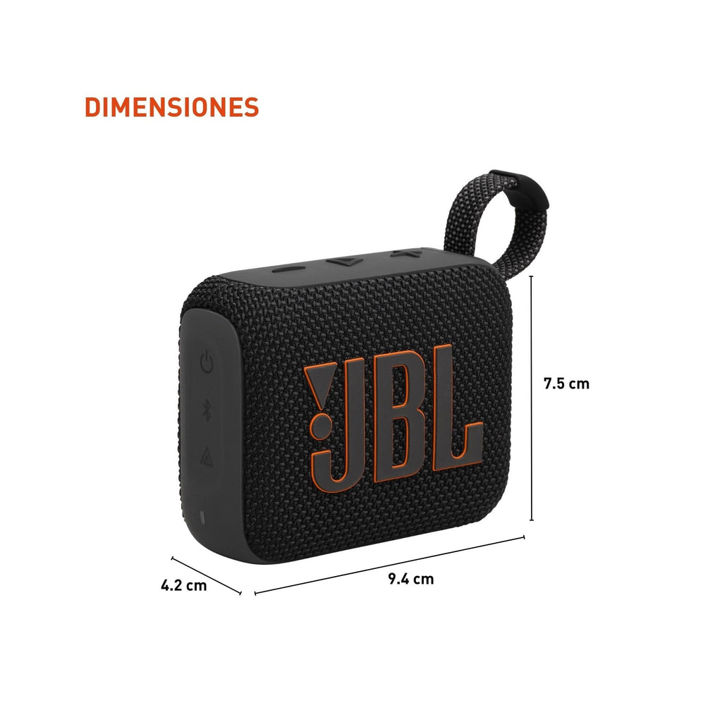 JBL Go 4 - Ultra-Portable, Waterproof and Dustproof Bluetooth Speaker, Big JBL Pro Sound with Punchy bass, 7-Hour Built-in Battery, Made in Part with Recycled Materials (Red)