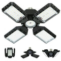 Garage Light,150W Deformable Garage Ceiling Lights,15000Lm, 4 Adjustable Panels,