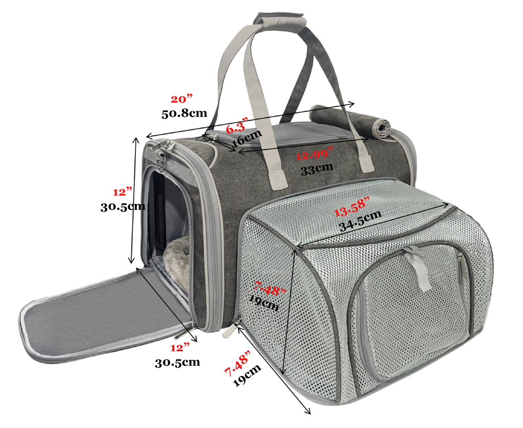 Mr. Peanut's Gold Series Big Apple XL Expandable Pet Carrier V3.0
