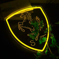Racing Car Neon Signs for Wall decor Dimmable Led Lights Wall Decor for Home, Office, Bar, Cafe, and Garage Birthday Party Gift Art Wall Decorative12.2 * 14.2Inch