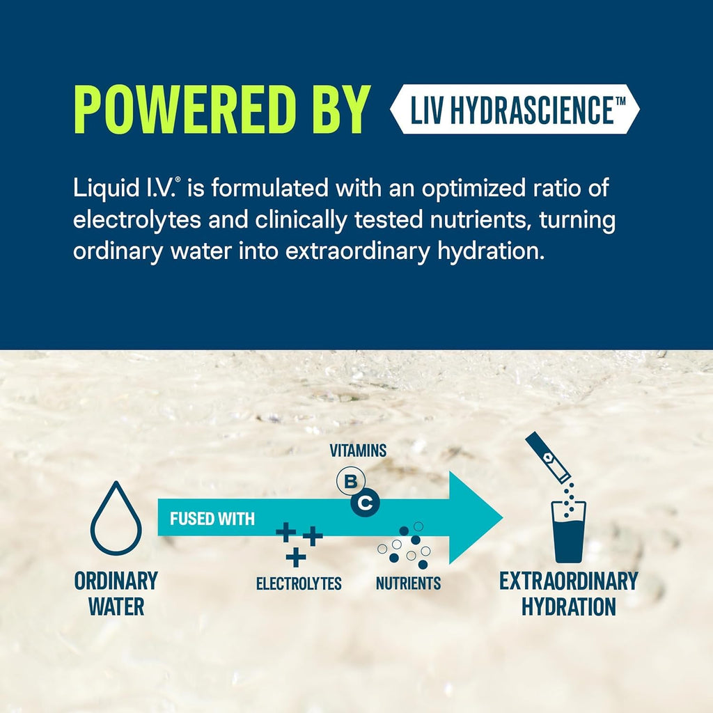 Liquid I.V.® Hydration Multiplier - Guava | Electrolyte Powder Drink Mix | 1 Pack (16 Servings)