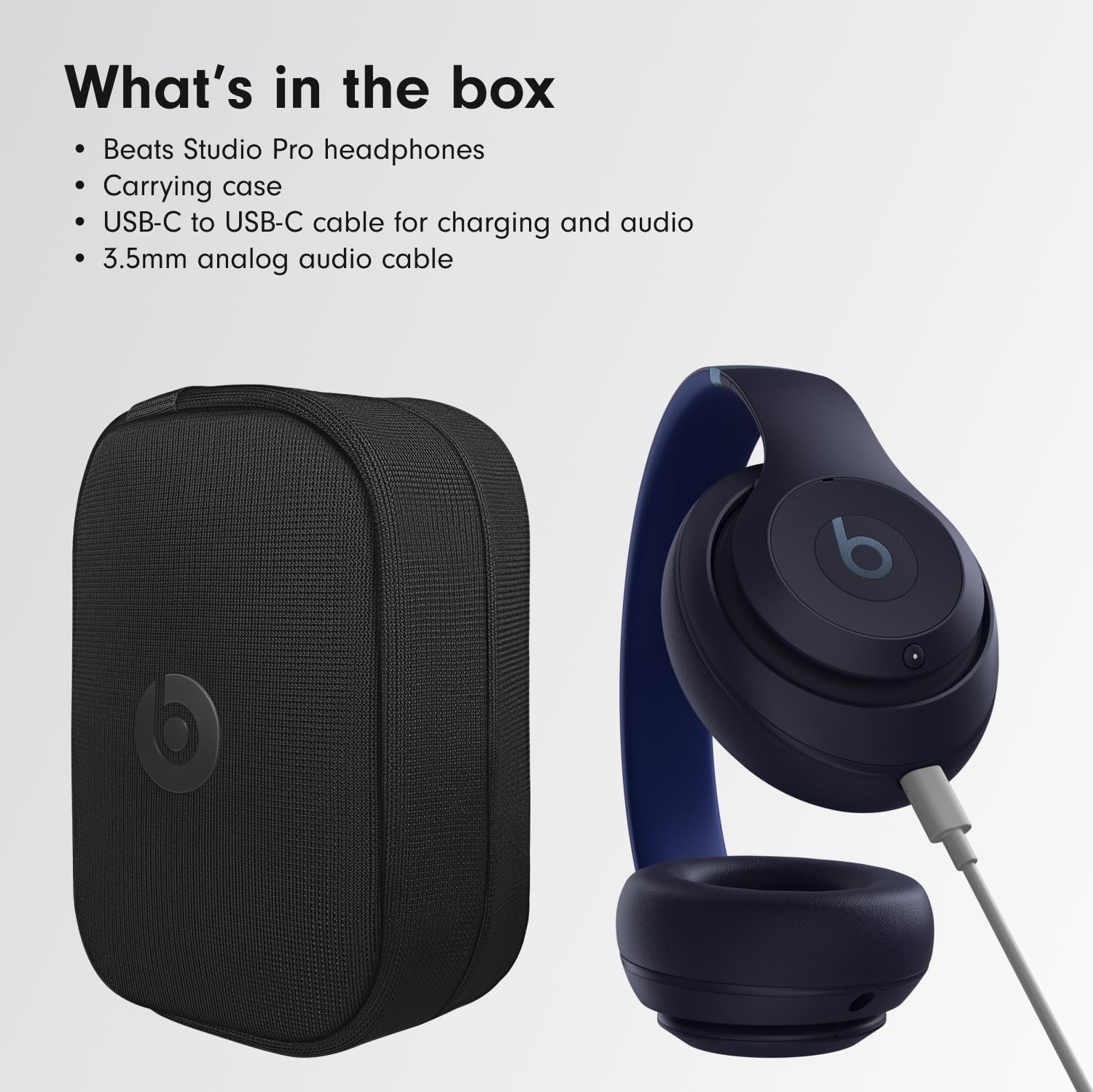 Beats Studio Pro with AppleCare+ for Headphones (2 Years) - Black