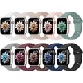 Silicone Bands Apple Watch 38Mm 40Mm 41Mm 42Mm 44Mm 45Mm 46Mm 49Mm Women Men, So