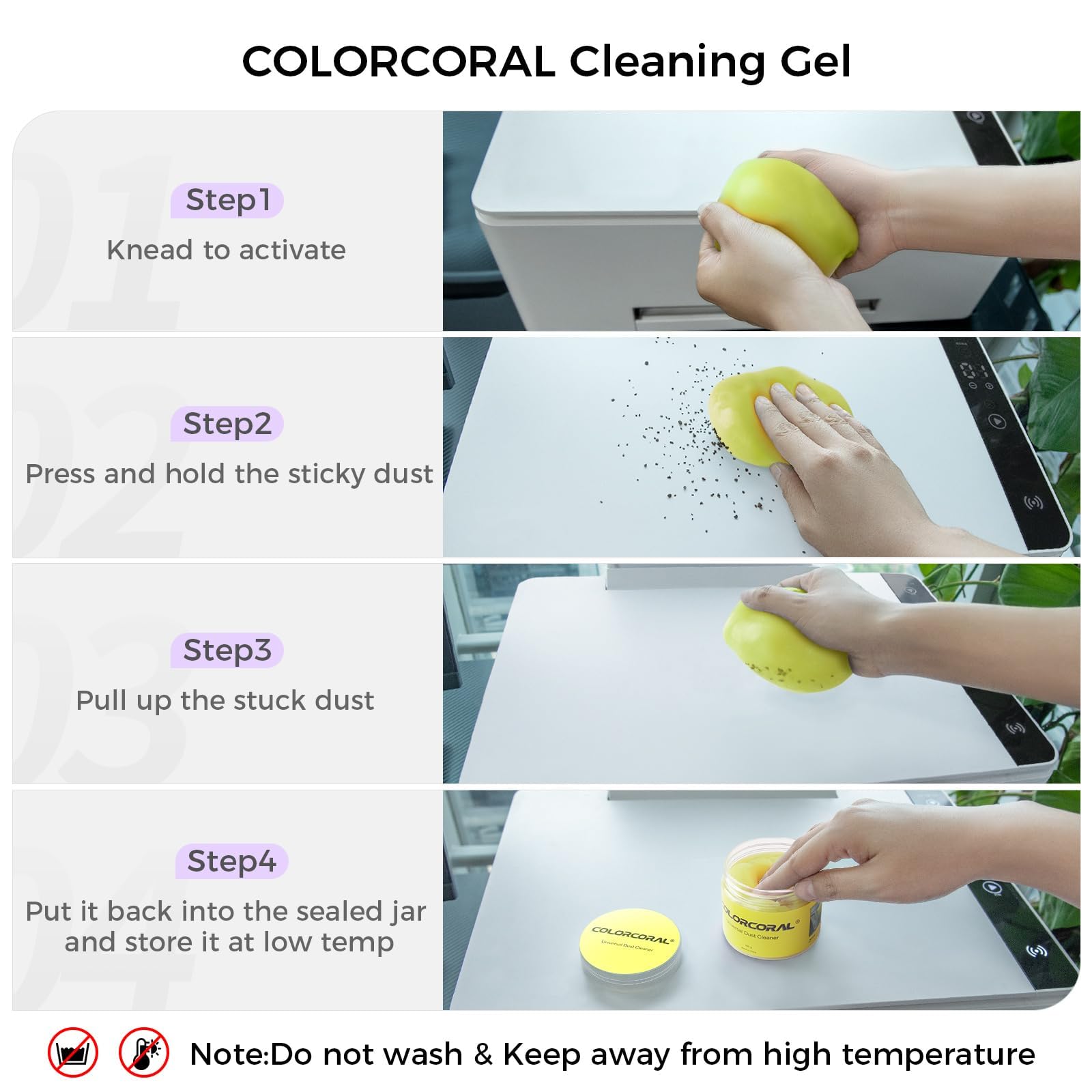 Gel Universal Dust Cleaner For Pc Keyboard Car Detailing Office Electronics Lapt