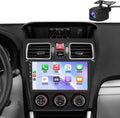 Car Stereo Radio for Subaru Forester 2015-2018 with Wireless CarPlay & Android Auto, 2GB+64GB Android 13, 9" Touchscreen with Backup Camera HD GPS Navigation, Bluetooth 5.0, WiFi, FM/AM, DSP