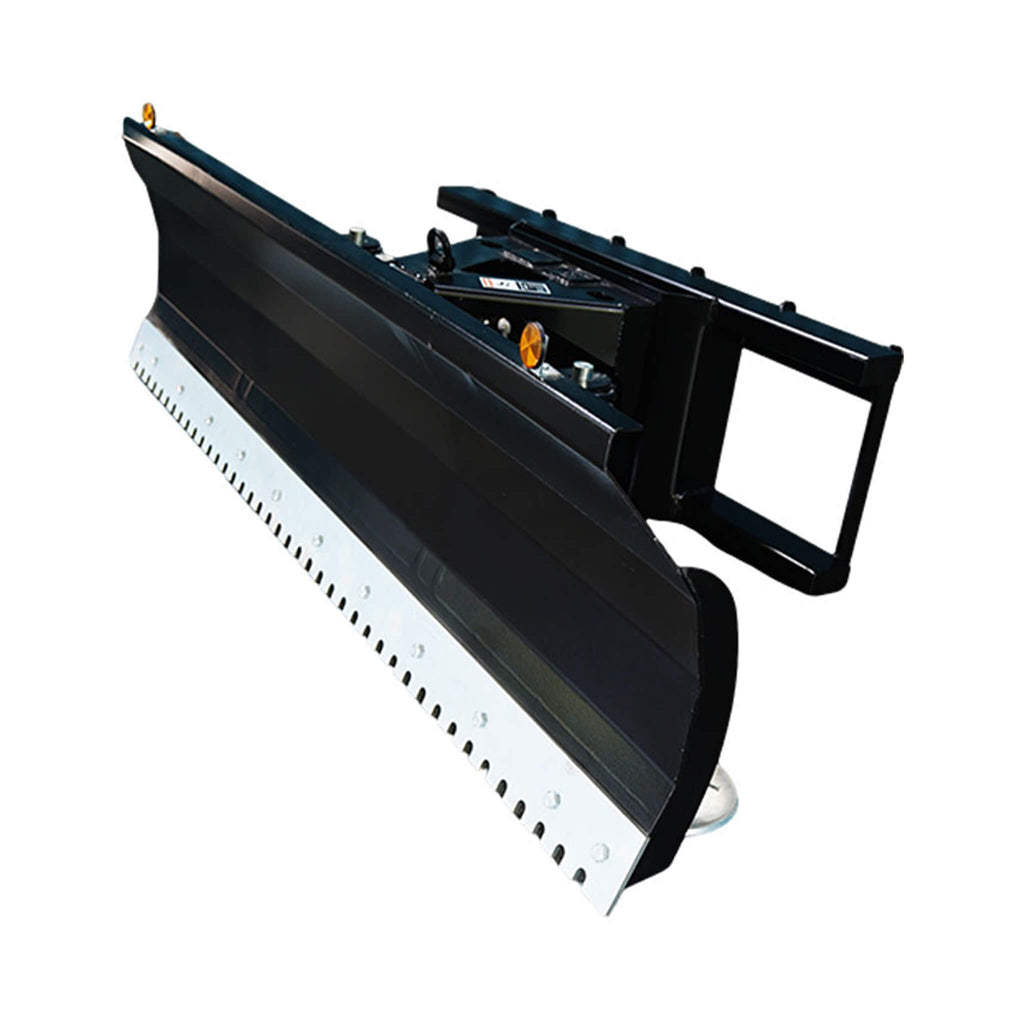 72-Inch Heavy-Duty Snow Plow Skid Steer Attachment With Dozer Blade (SAK27518)