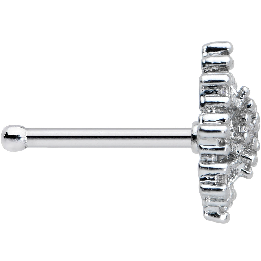 20G 5/16 Clear CZ Gem Constellation Nose Bone