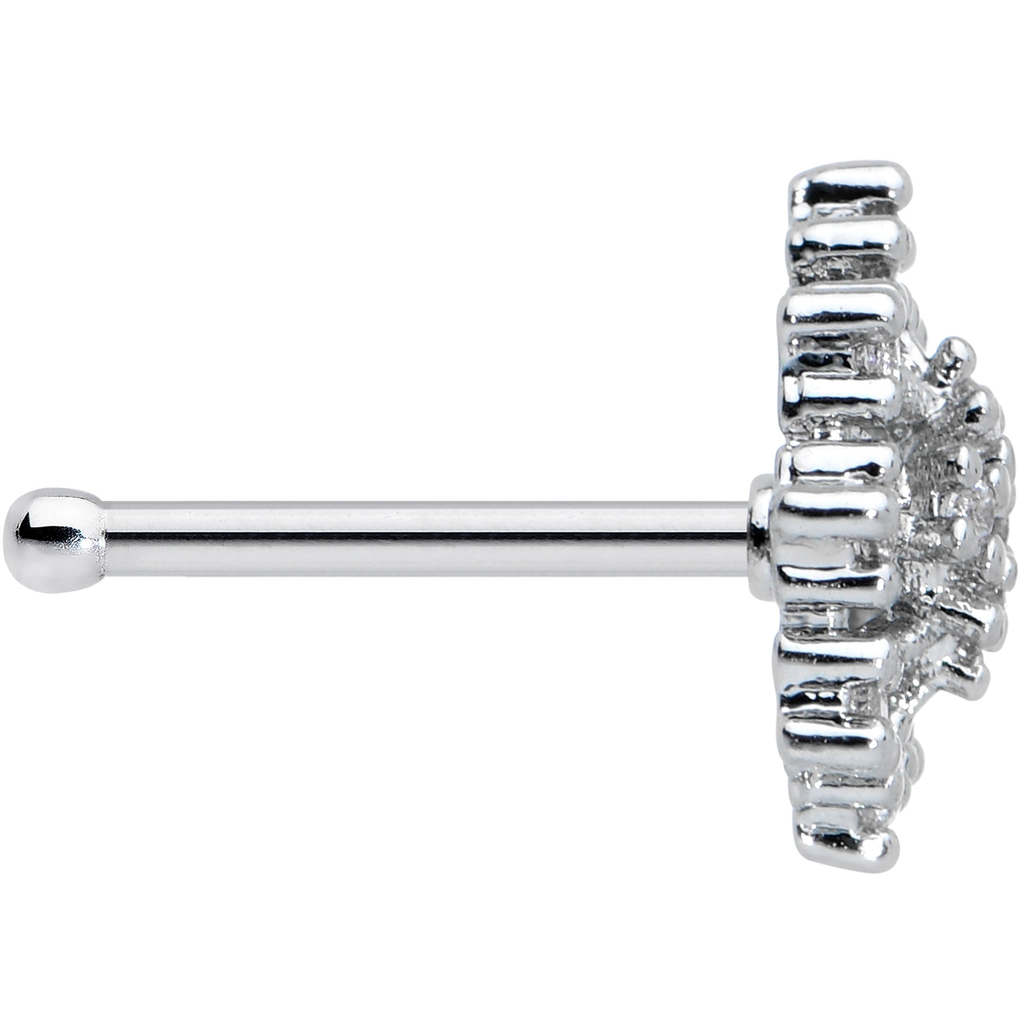 20G 5/16 Clear CZ Gem Constellation Nose Bone