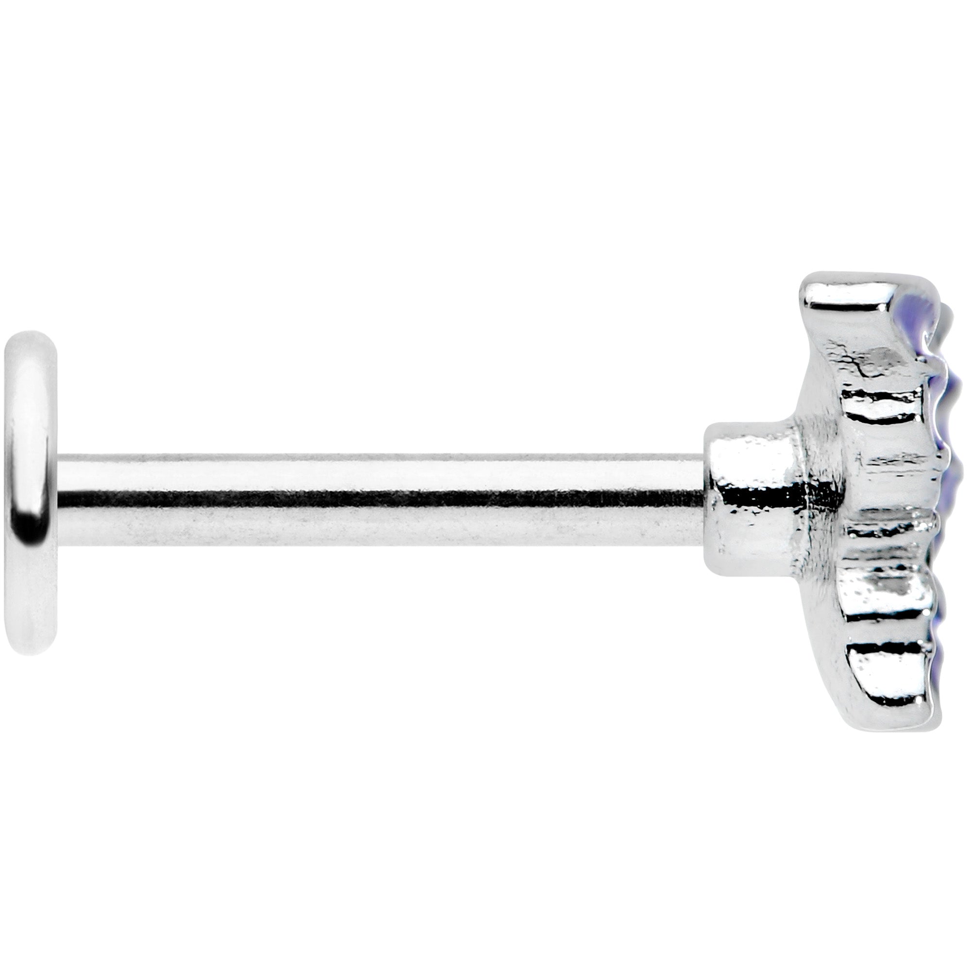 16G 5/16 Beautiful Blue Butterfly Labret Monroe Tragus