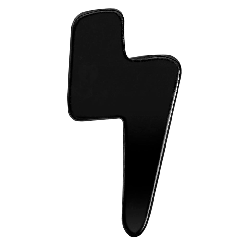 Implant Grade 23 Titanium Black Lightning Threadless Push In Top