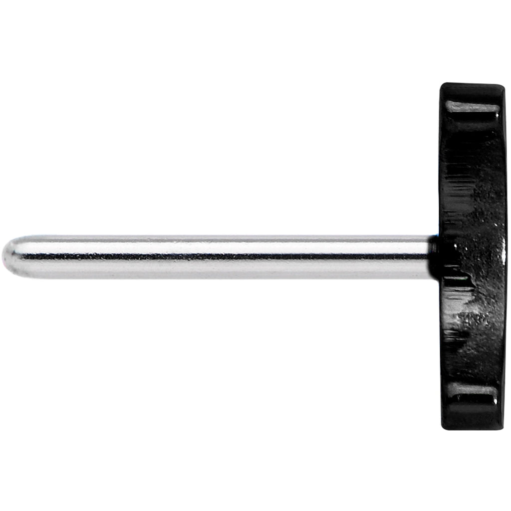 Implant Grade 23 Titanium Black Moon Threadless Push In Top