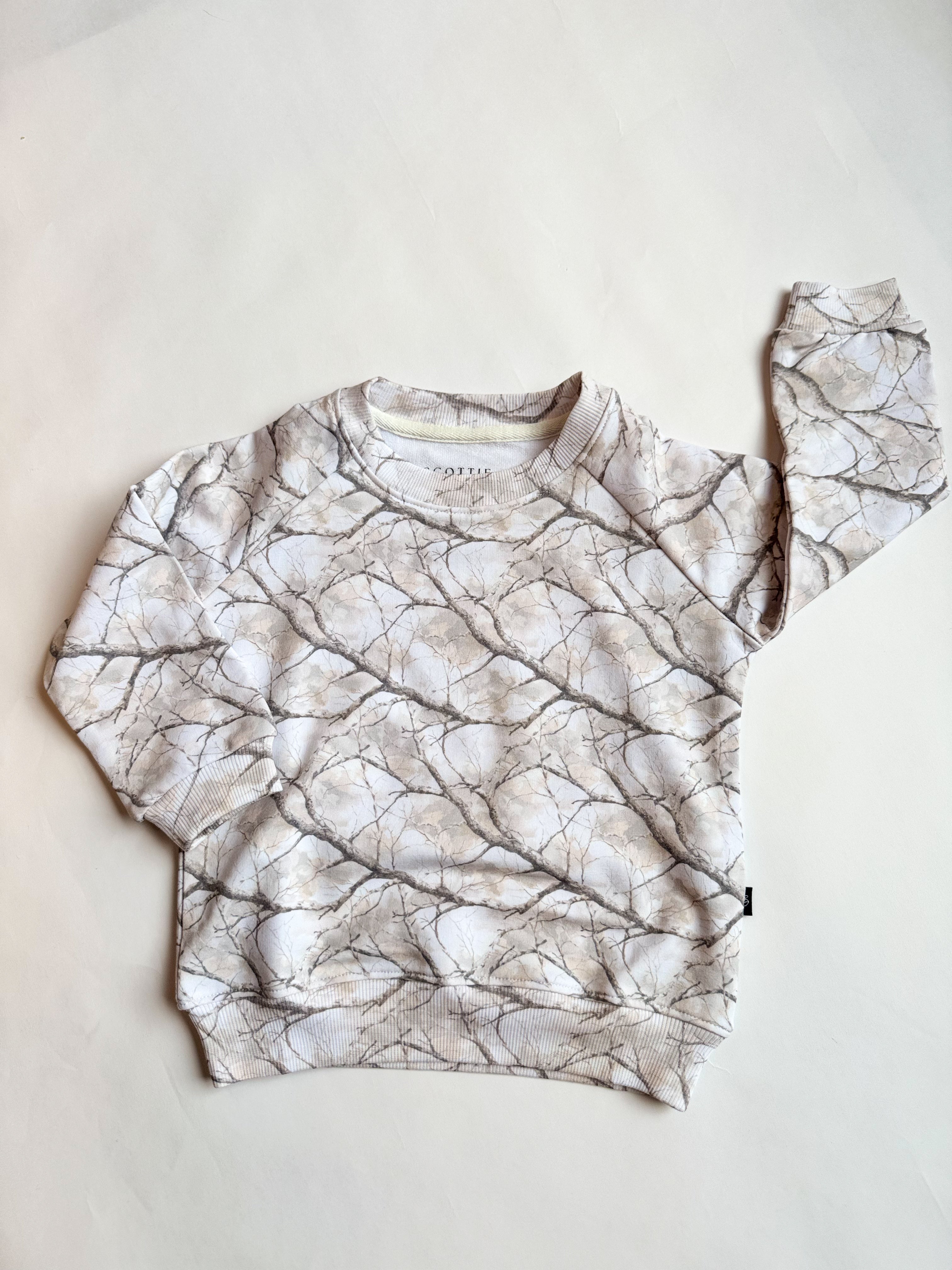 Whiteout- French Terry Crewneck Sweatshirt
